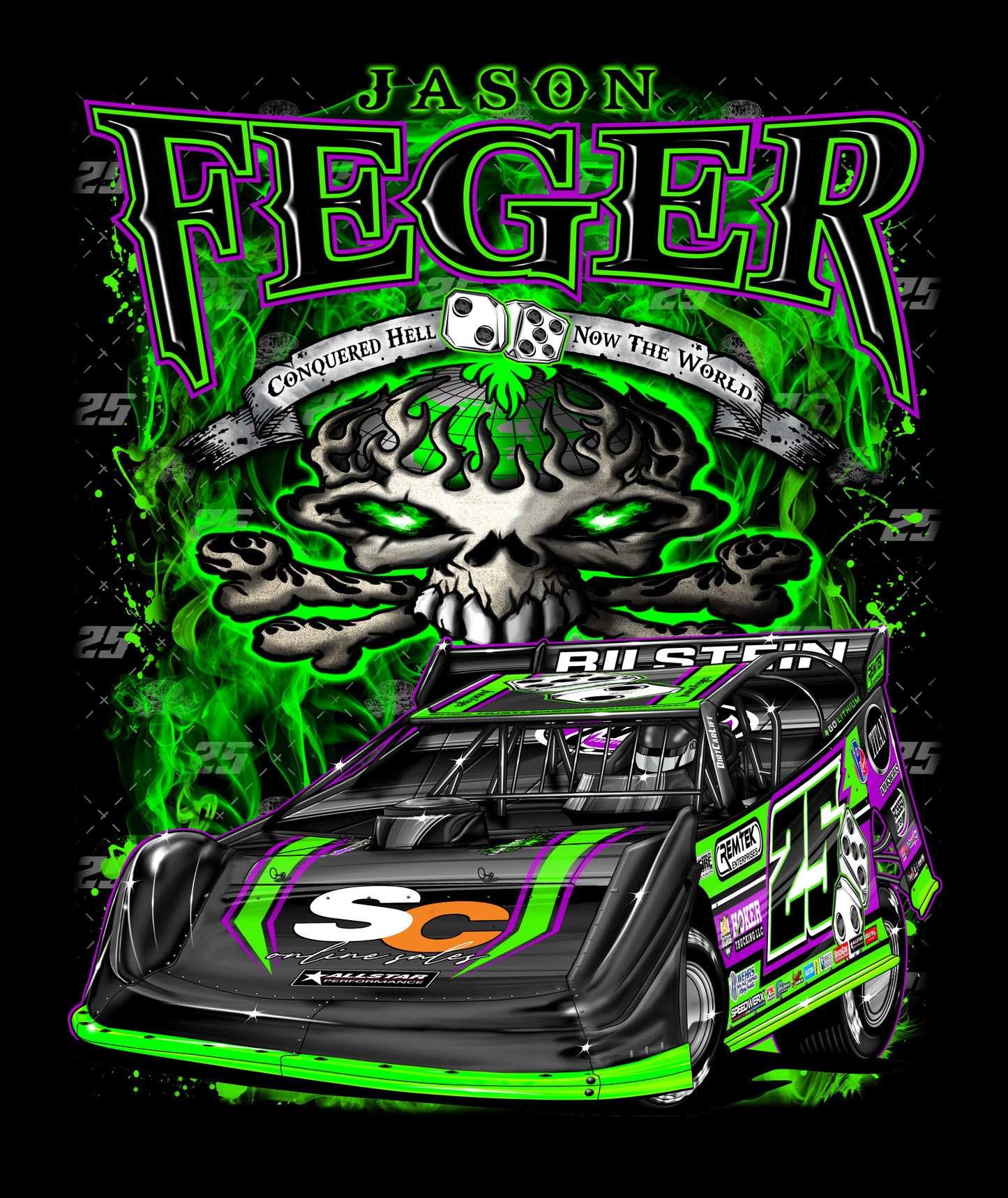 Conquered Hell Feger Hoodie