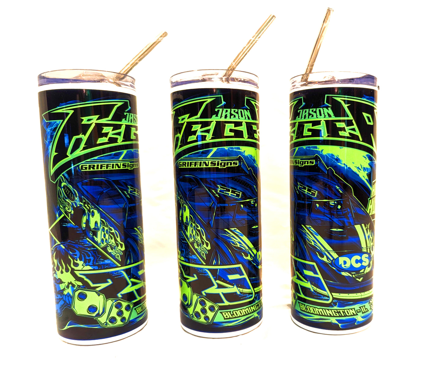 Black Lights Narrow Tumbler