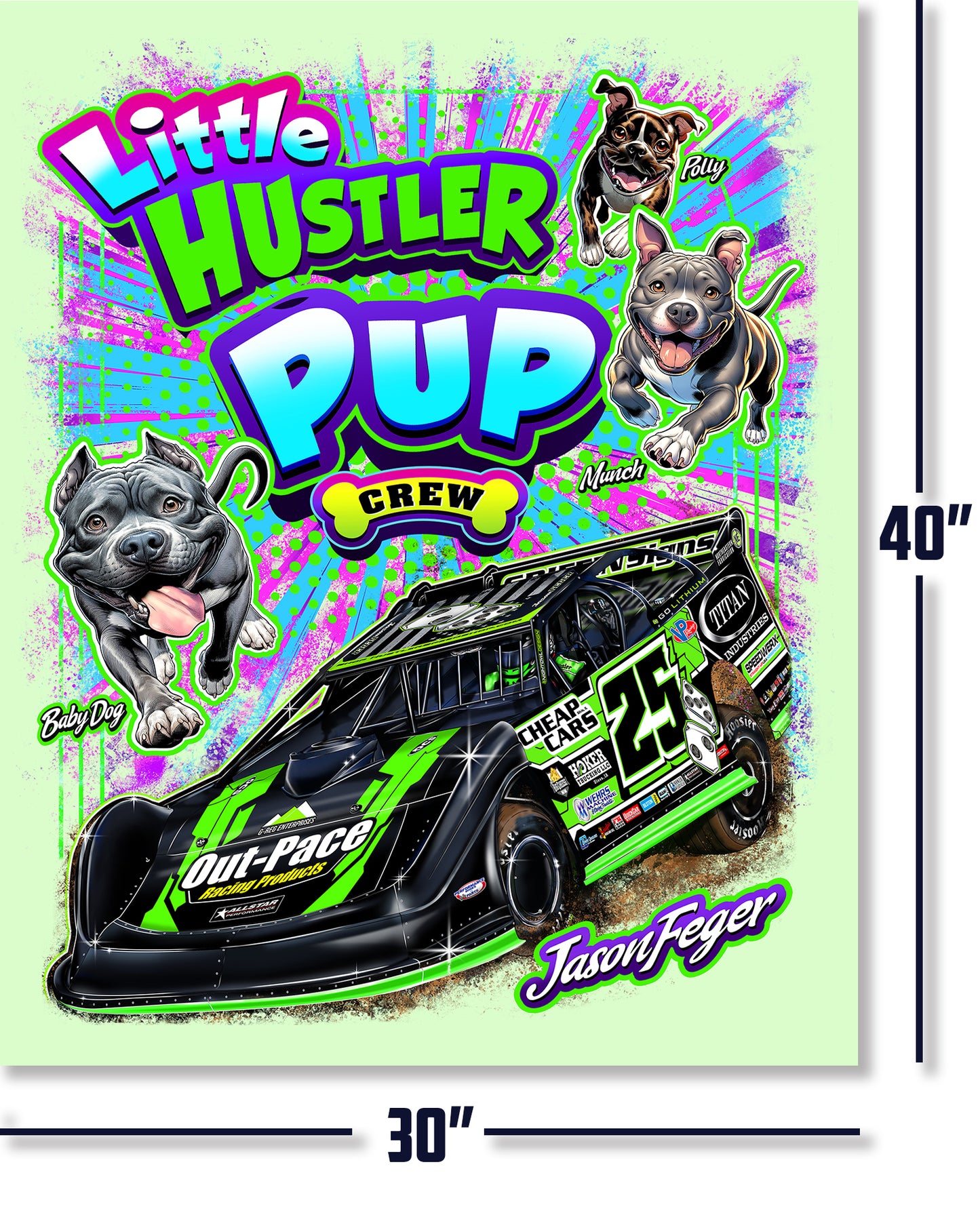 Hustler Pup Crew Blanket