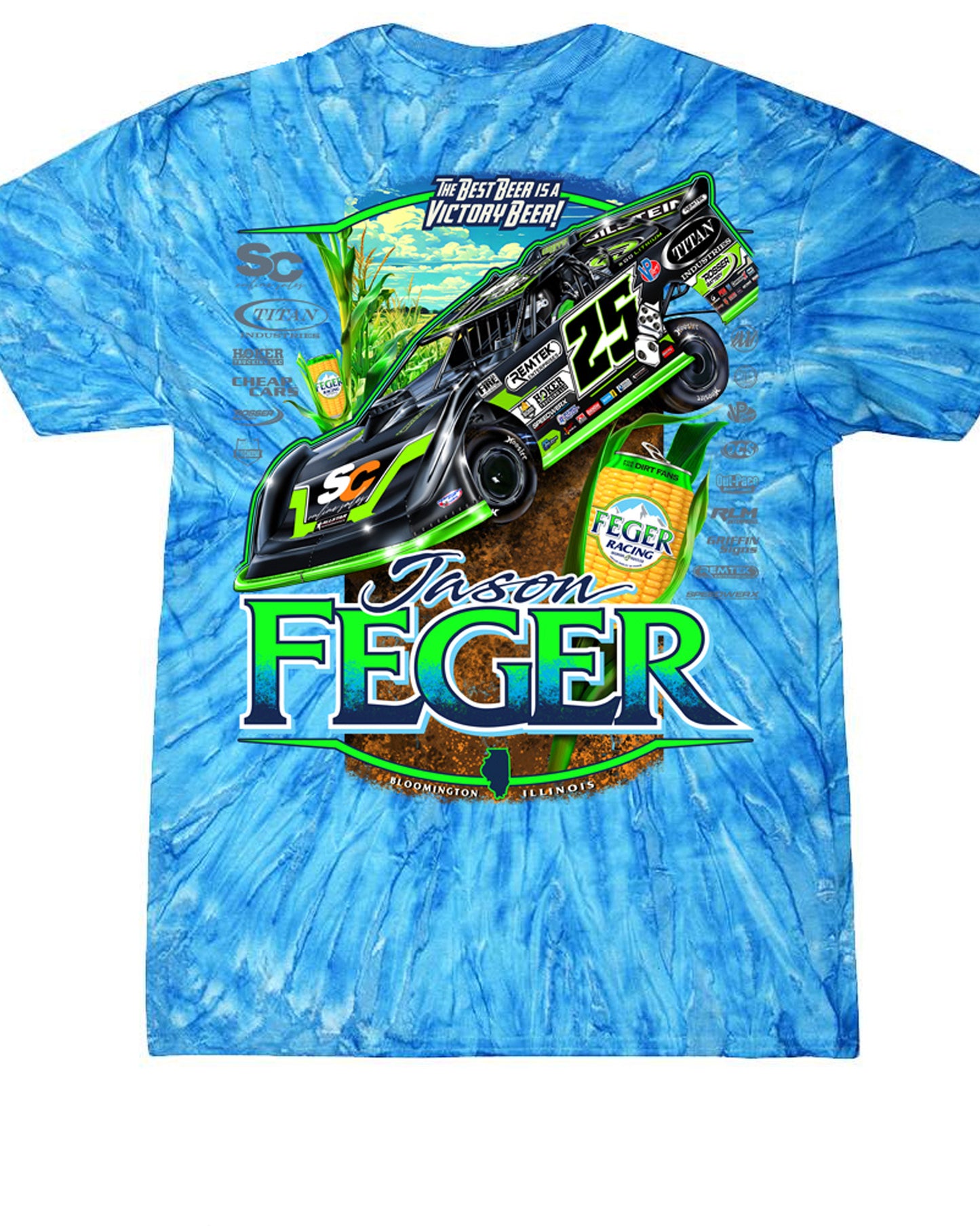 Victory Lane Beer - Tye Dye Tee
