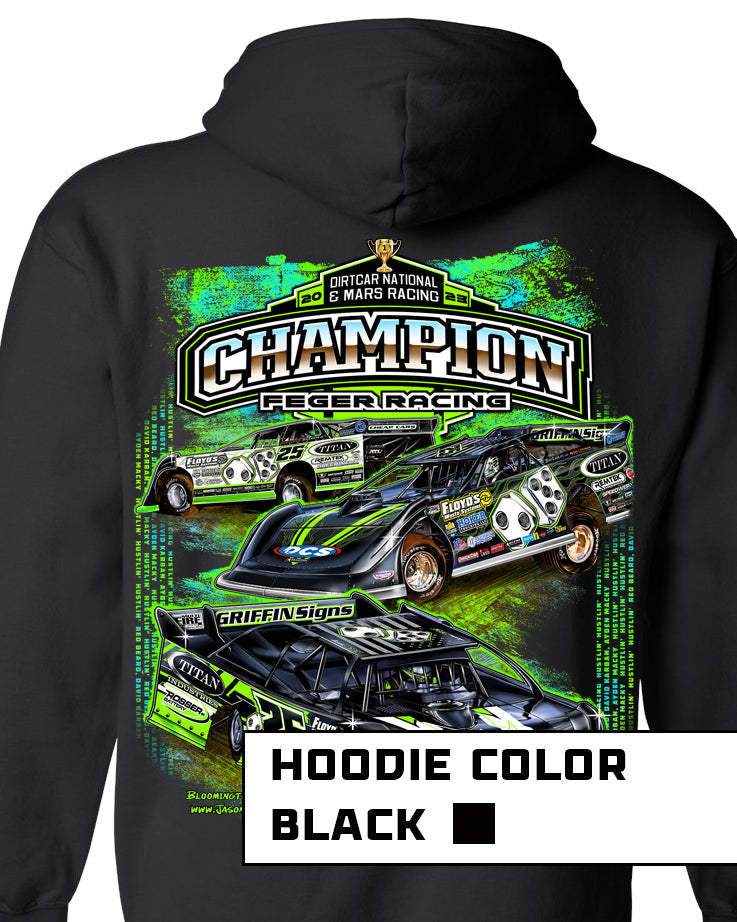 Champion Feger Racing Youth Hoodie