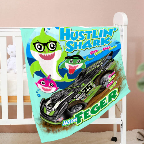 Hustlin' Shark Bundle - Blanket, Tumbler and Tee