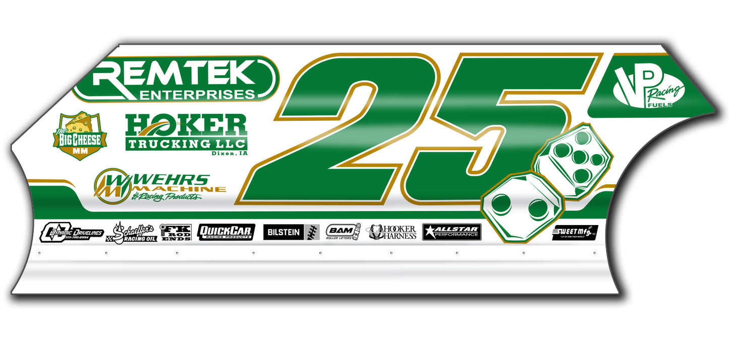 Mini Door Feger's Dome Tribute to Kenny Schrader