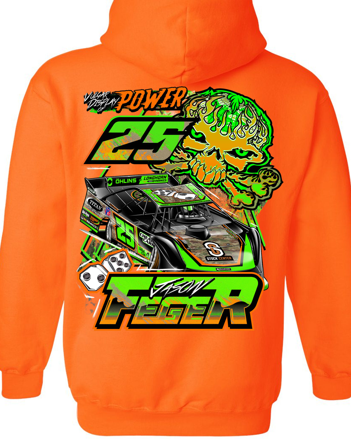 VDP Skull & Camo Car Hoodie