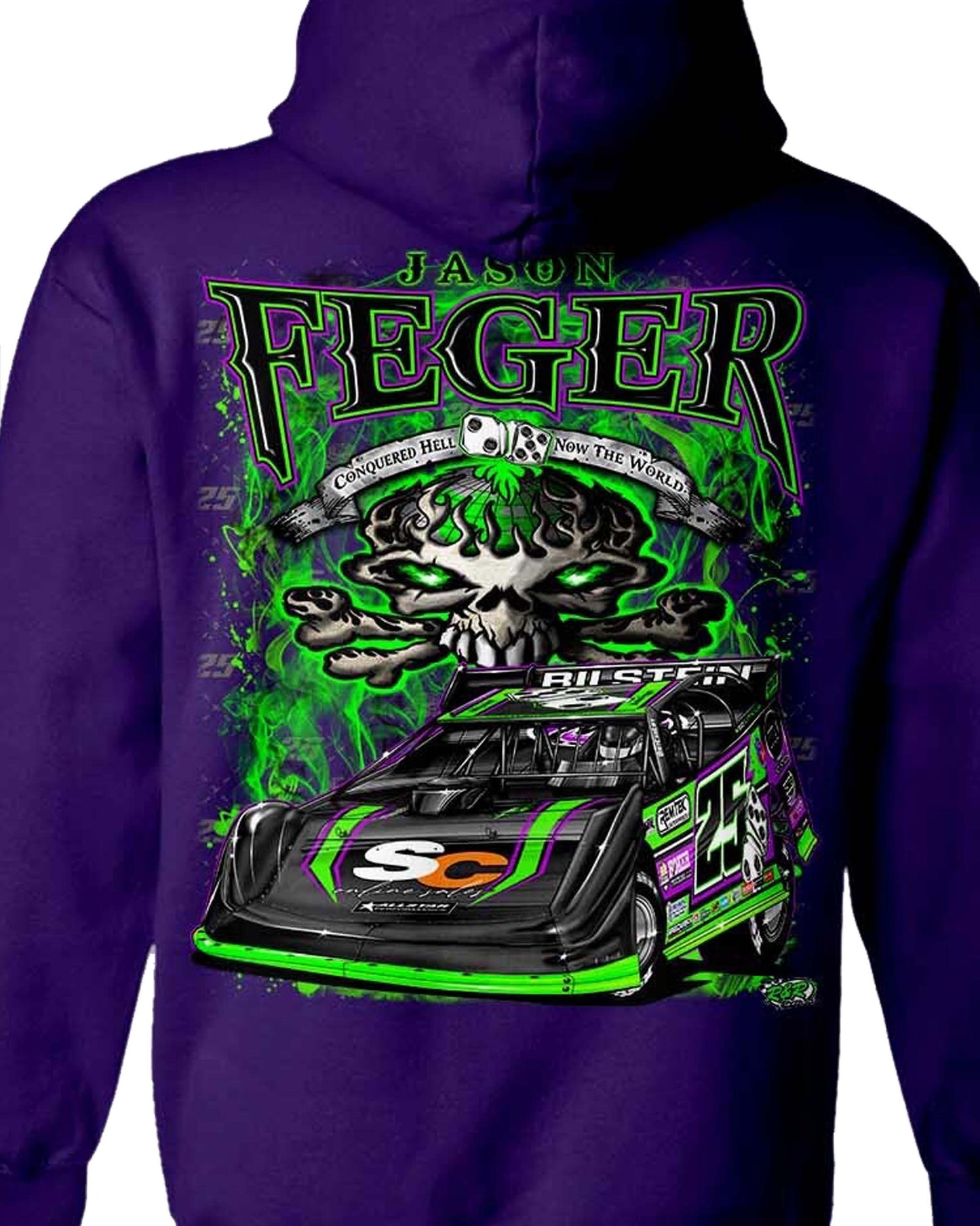 Conquered Hell Feger Hoodie