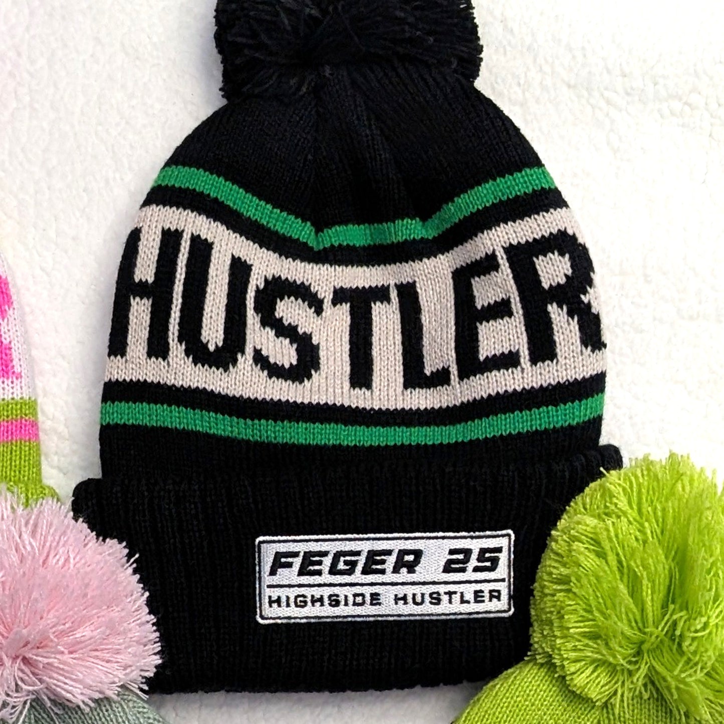 Pom Hustler/Feger 25 Stocking Caps