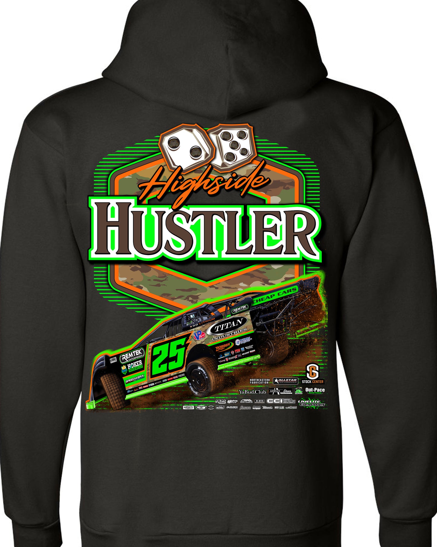 Chasin Checkers Camo Hoodie
