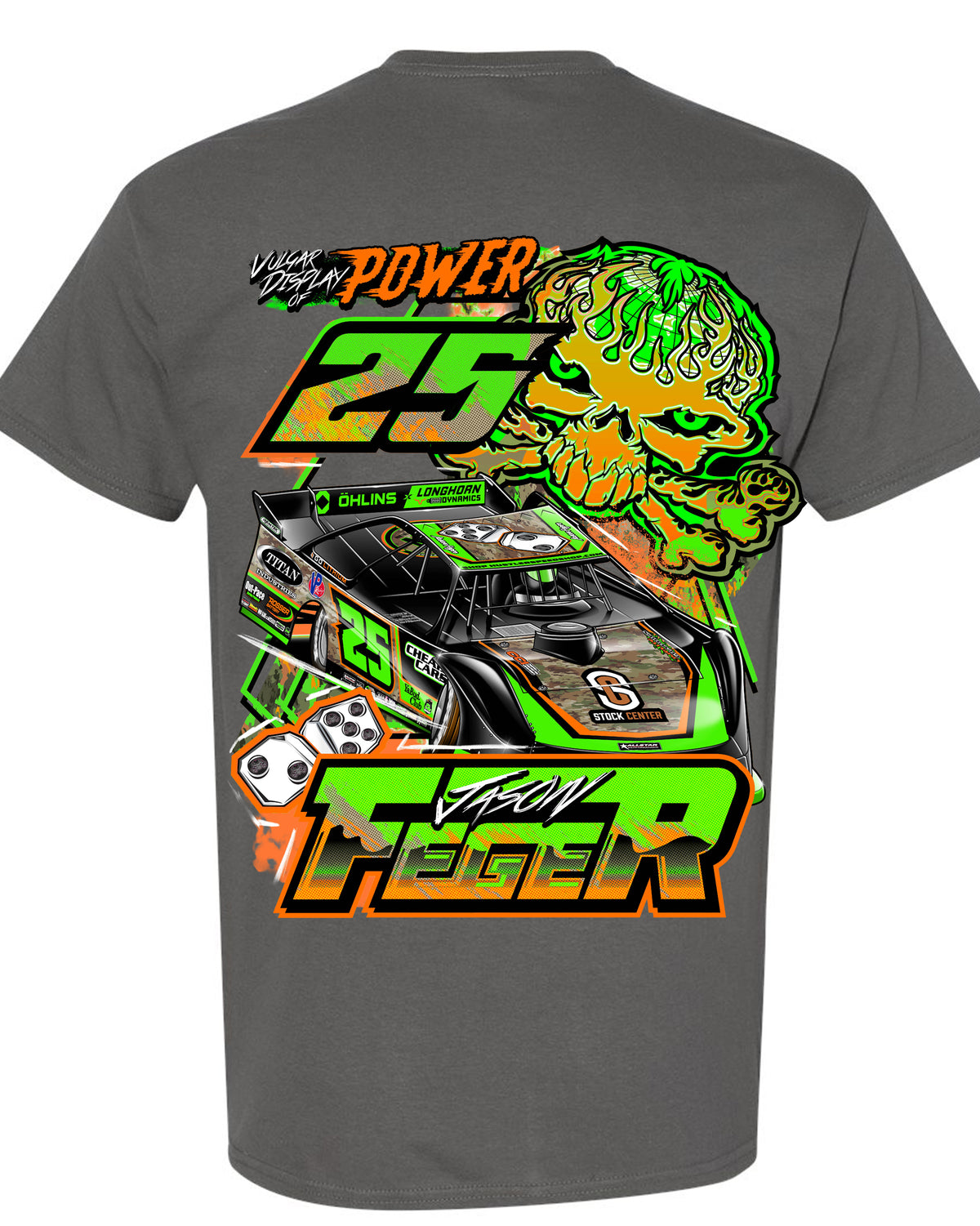 VDP Skull & Camo Car Youth Tee