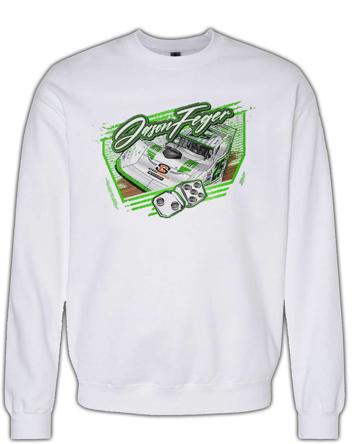 Feger's Whitehorn Tumblin' Dice Crewneck
