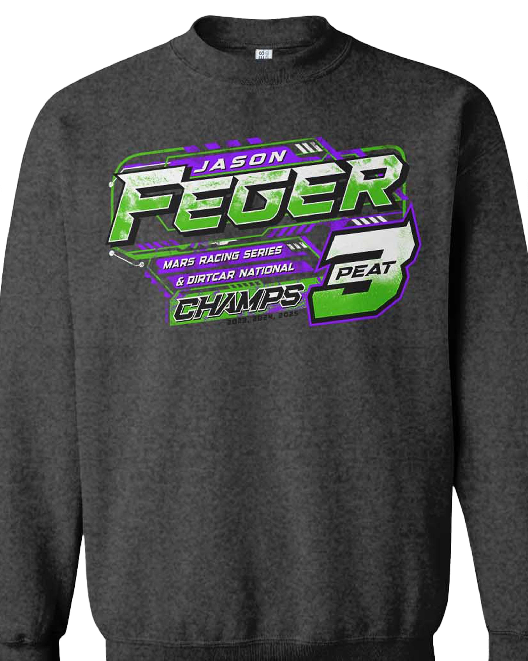 Jason Feger Vulgar Display of Power Dirt Late Model Hoodie
