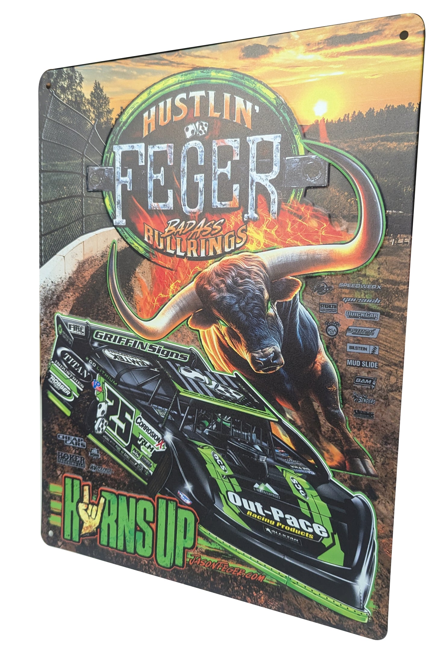 METAL Tin Hustlin' Bad Ass Bullring & Freedom Fighter Bundle