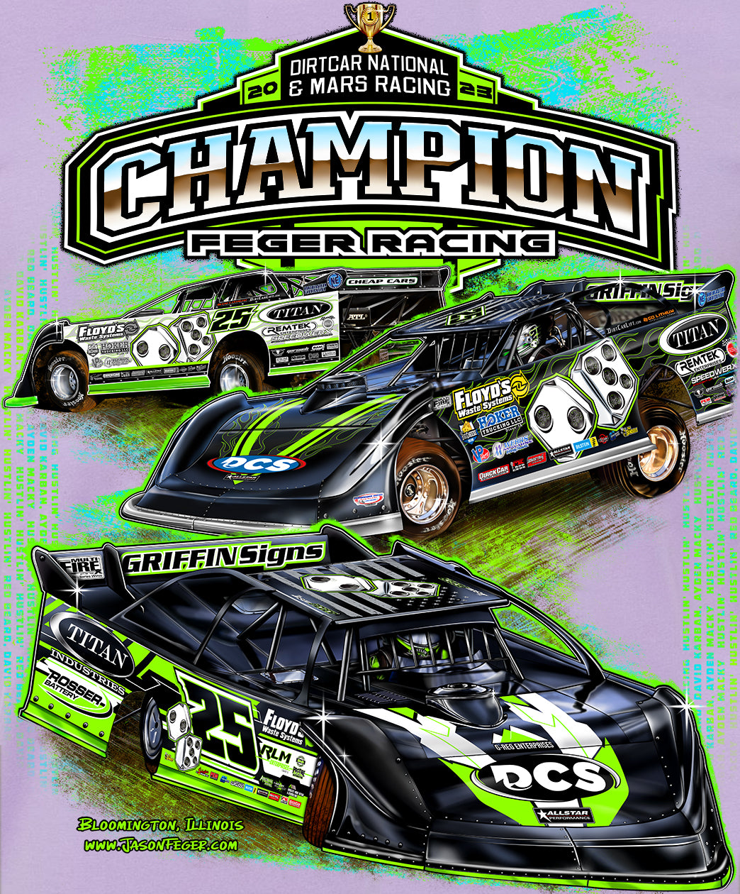 Champion Feger Racing Youth Tee