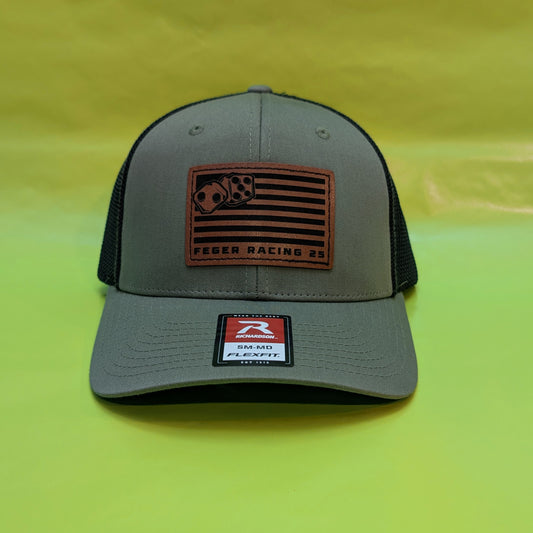 Leather Flag w/Dice Richardson 110 Fitted