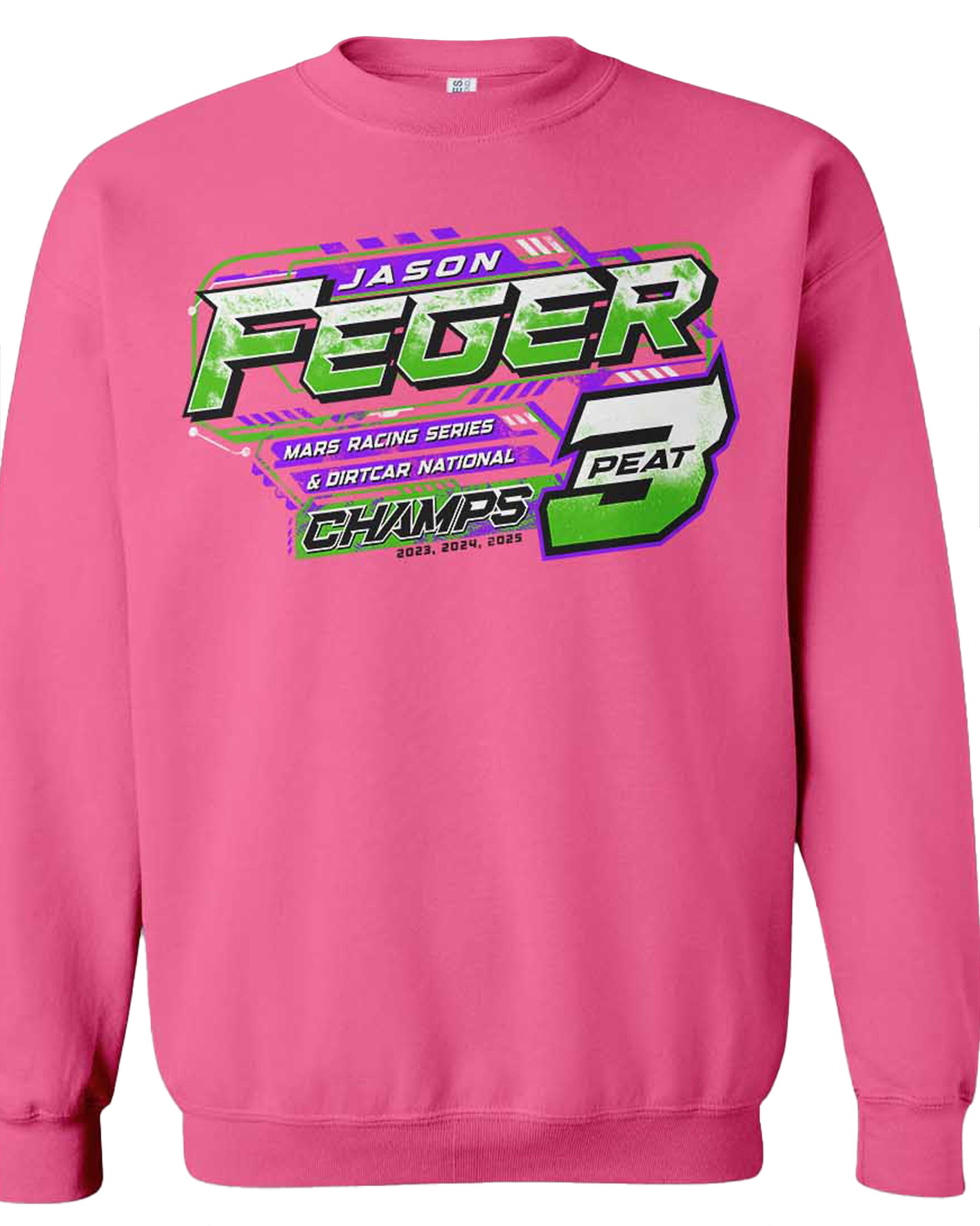 Jason Feger Vulgar Display of Power Dirt Late Model Hoodie