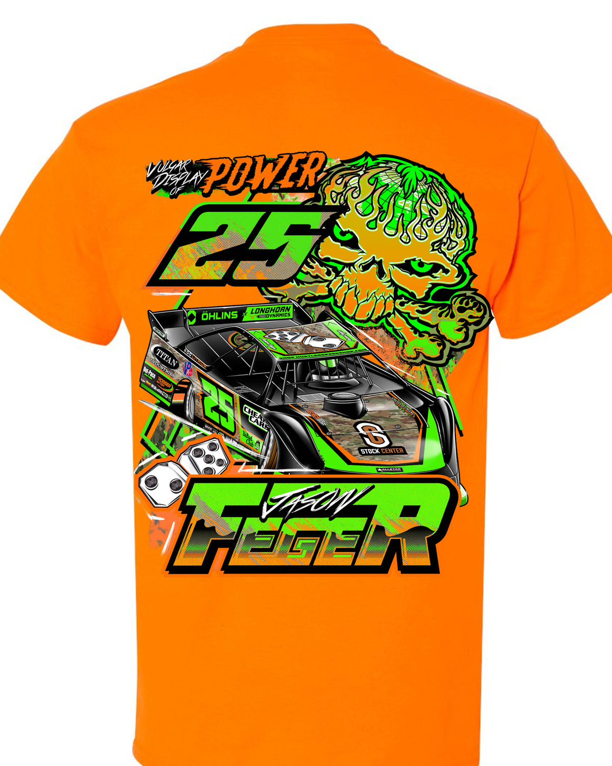 VDP Skull & Camo Car Youth Tee