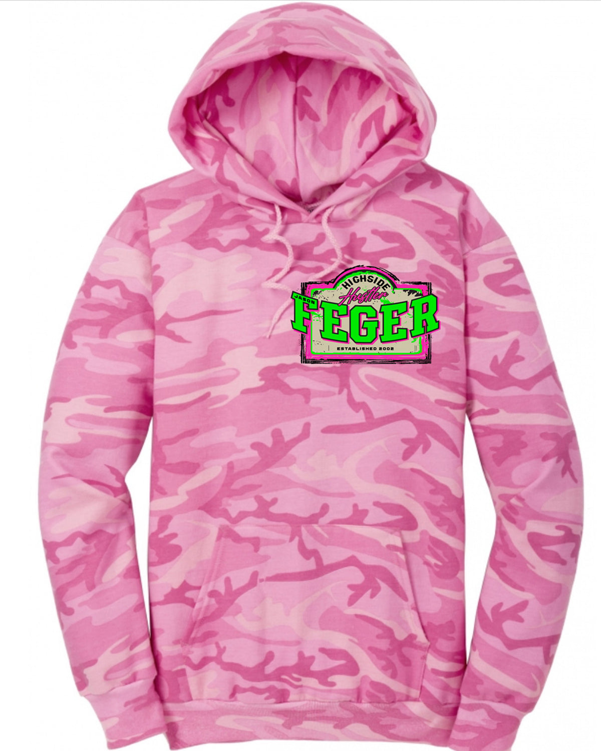Pink Camo Hoodie