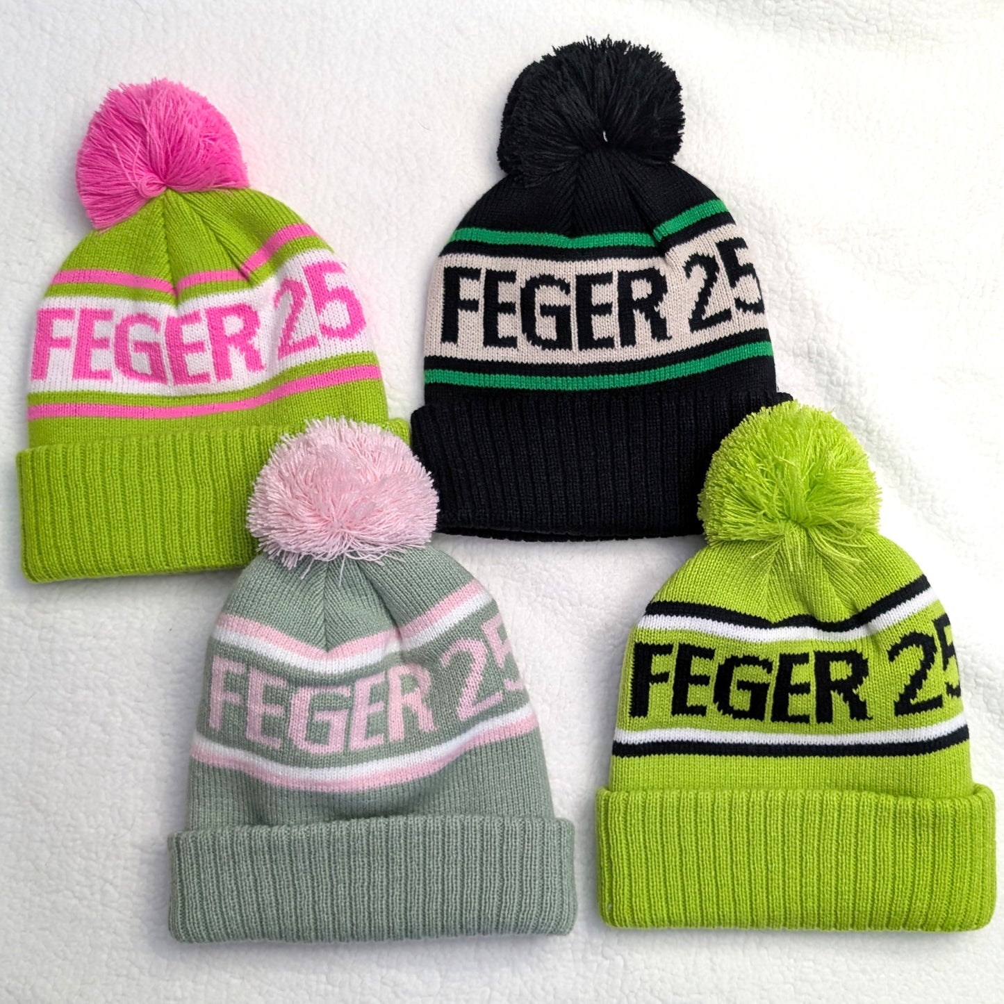 Pom Hustler/Feger 25 Stocking Caps