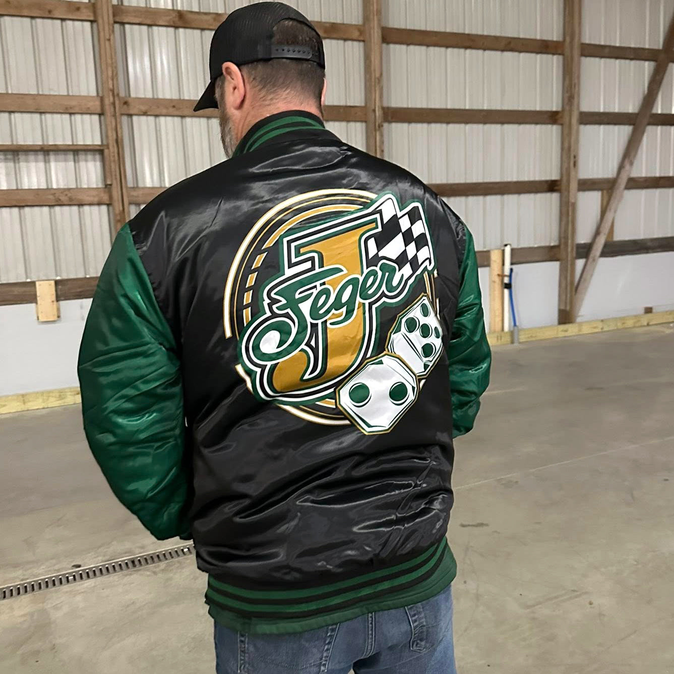 JFeger Throwback Satin Jacket – Hustler Speedshop
