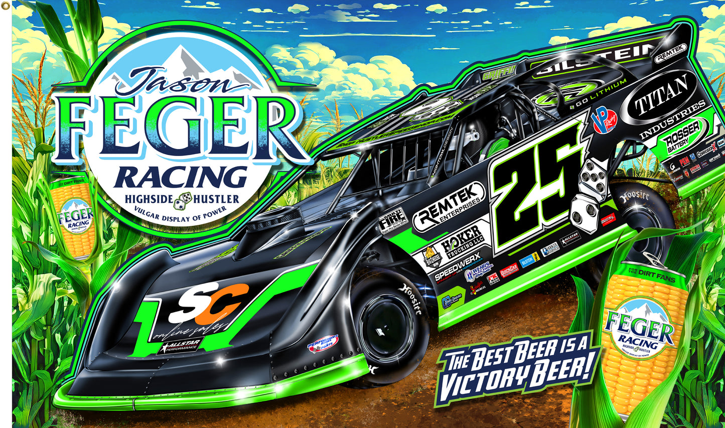 Victory Beer  5' x 3' Flag