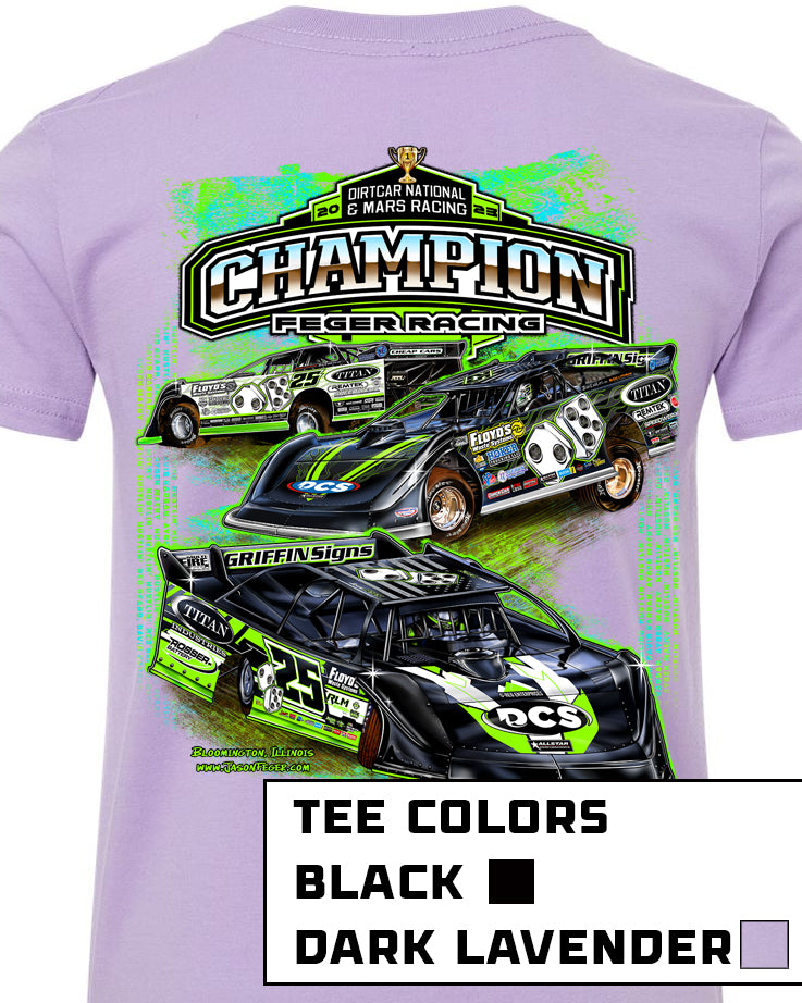 Champion Feger Racing Youth Tee