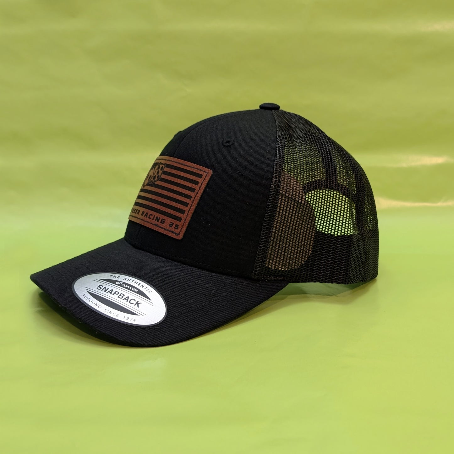 Leather Flag w/Dice Yupoong Snap-back