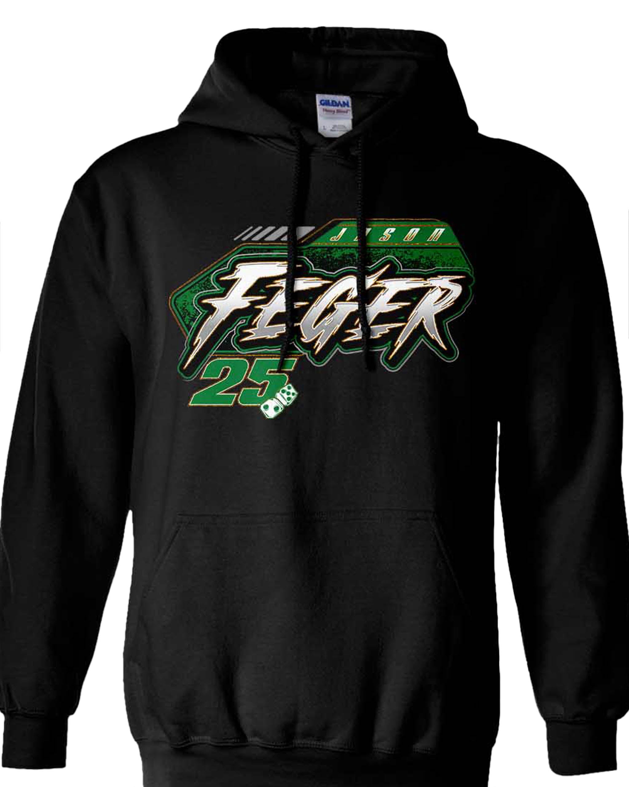 Jason Feger's dirt late model Neon Rush t-shirt – Hustler Speedshop