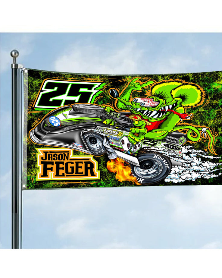 RAT FINK 5' x 3' Horns Up Officially License